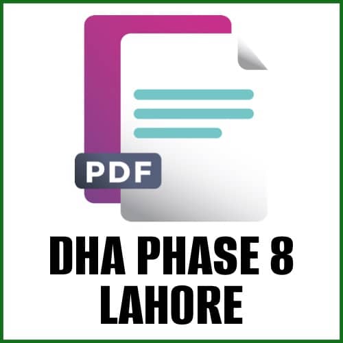 DHA Lahore Phase 8 Map